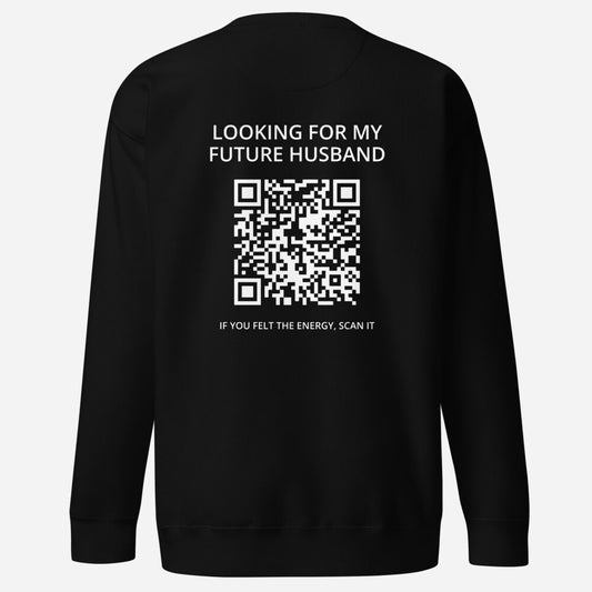 Husband Hunter (QR Code) - Sweatshirt
