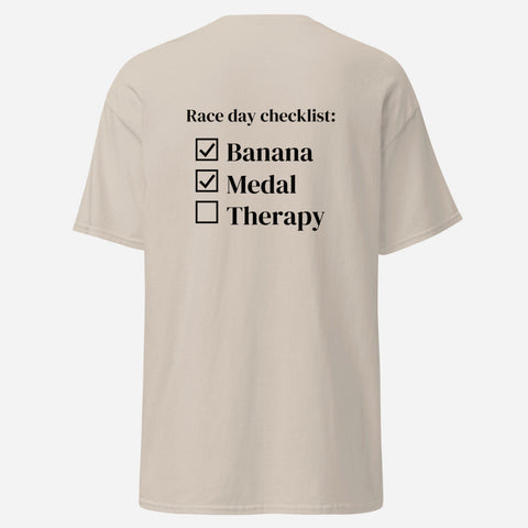 Running Through It Tee - Race Day Checklist