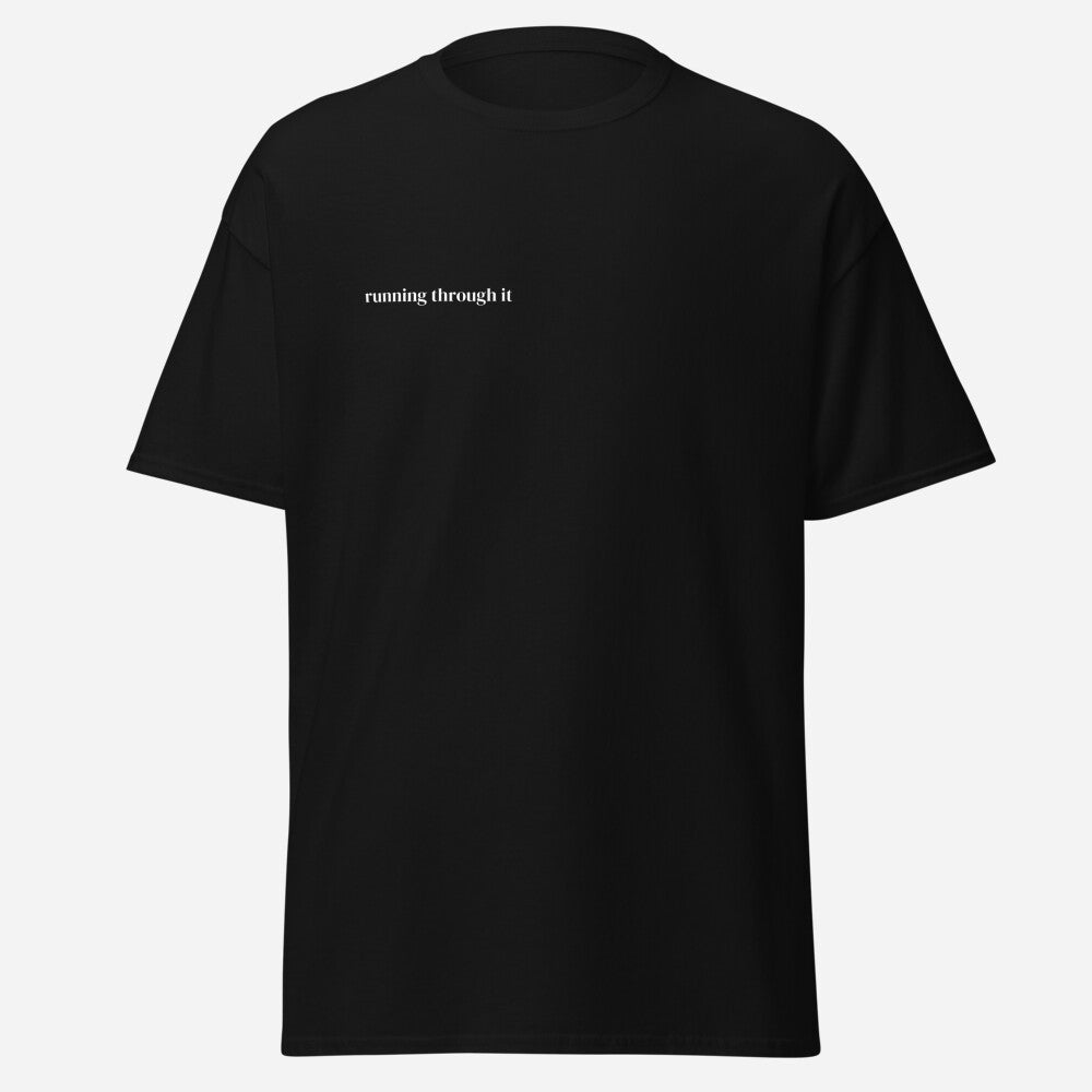Running Through It Tee - What’s Your Str@va? (QR Code)