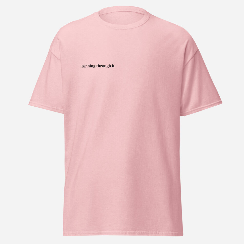 Running Through It Tee - What’s Your Str@va? (QR Code)