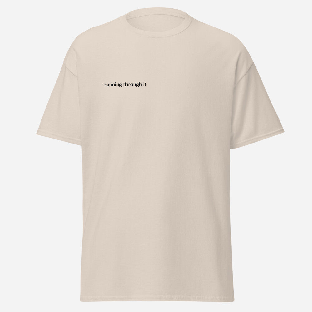 Running Through It Tee - What’s Your Str@va? (QR Code)