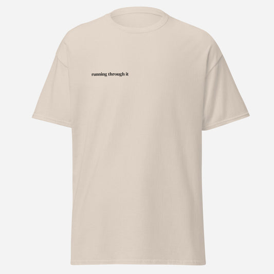 Running Through It Tee - What’s Your Str@va? (QR Code)