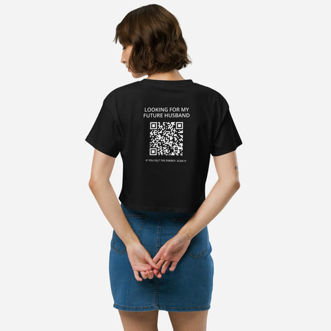 Husband Hunter (QR Code) - Crop Top